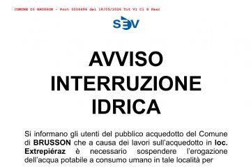 Avviso interruzione idrica
