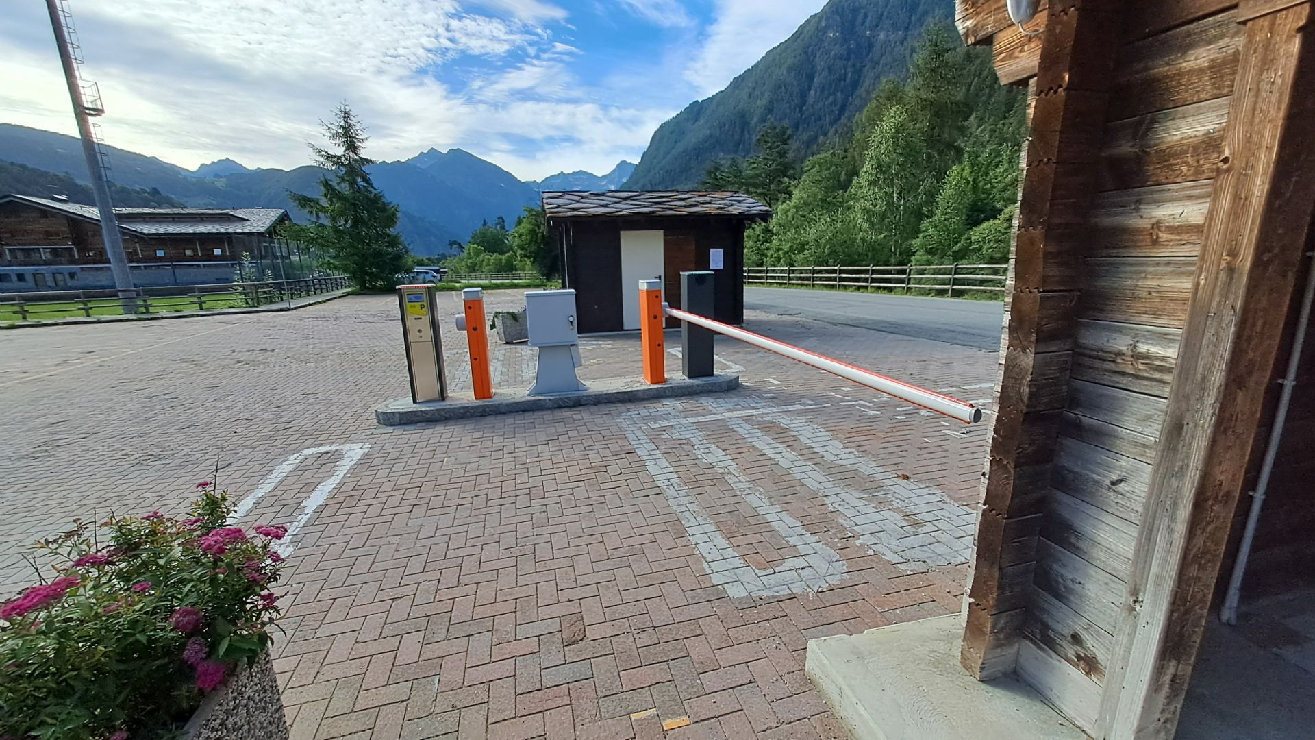 Area camper Vollon - Ingresso