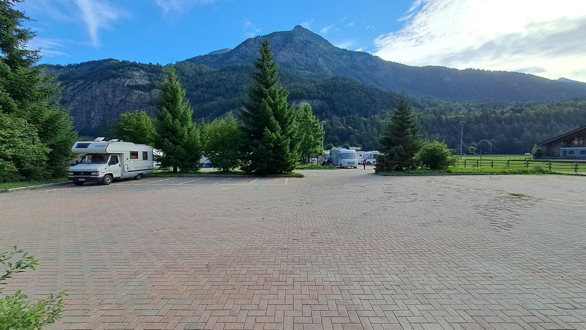 Area camper Vollon - Il piazzale