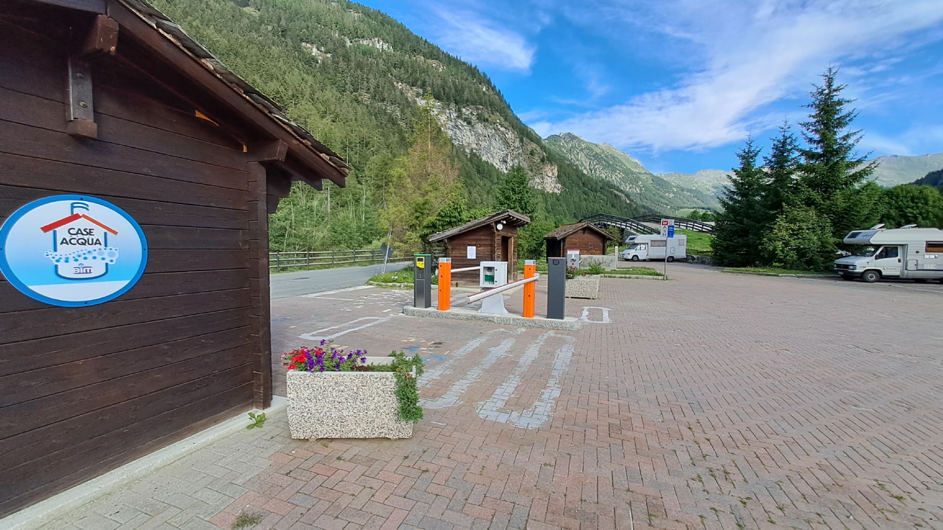 Area camper Vollon - Uscita