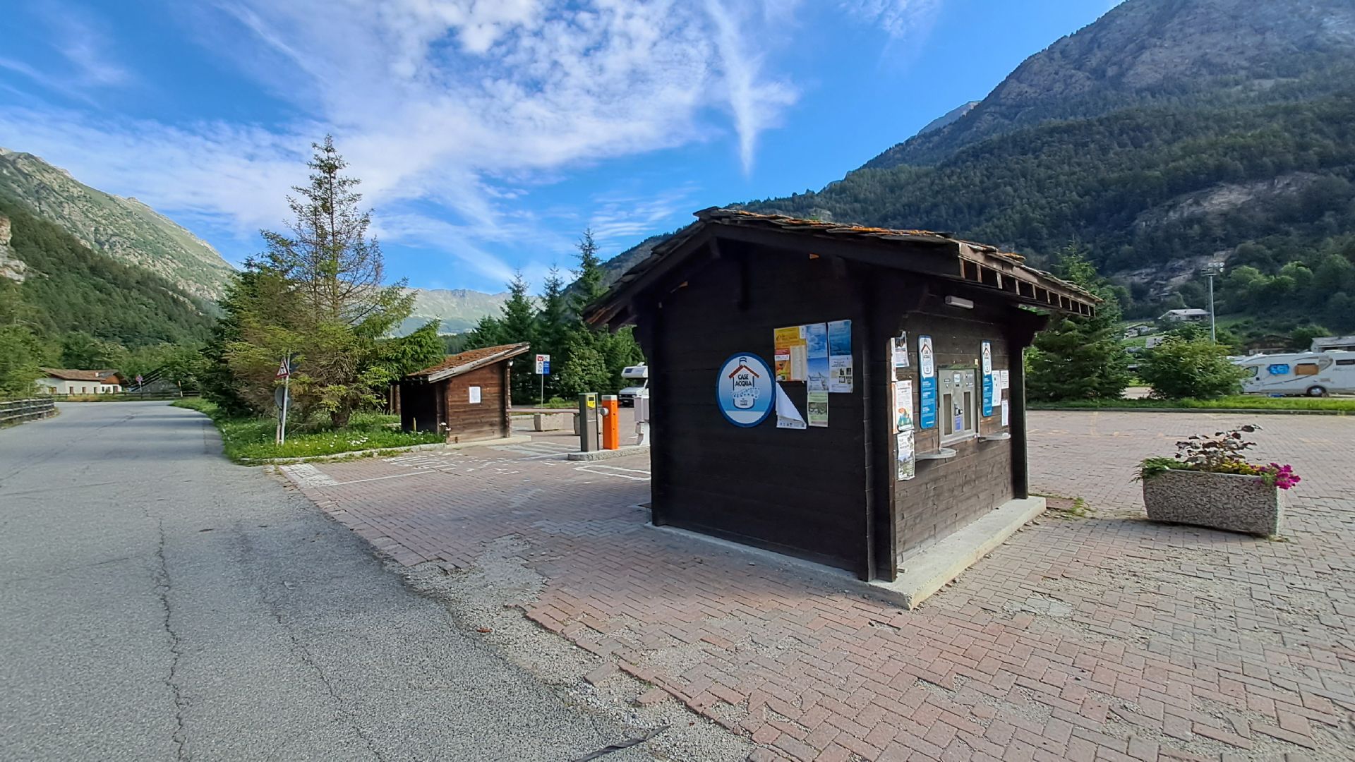 Area camper Vollon - Entrata